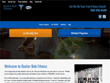 Tablet Screenshot of doctorbobfitness.com